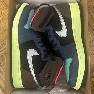 Nike Air Jordan 1 Retro High Tokyo BioHack Sneakers Men's Sz 6.5, Women's Sz 8.5